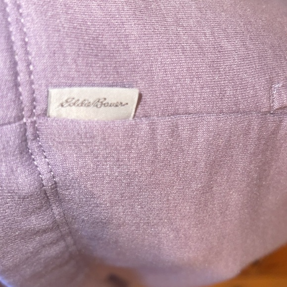 Eddie Bauer purple fleece hooded jacket. Super soft and comfy. NWOT. - Picture 5 of 10